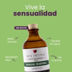 aceites para masajes warming