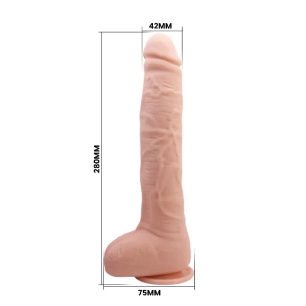 VIBRADOR DICK BEATIFUL RECTO 28 CM HIPERREALISTA2