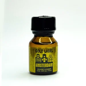Amsterdam Gold Label poppers 10 ml – Clásico, potente y confiable